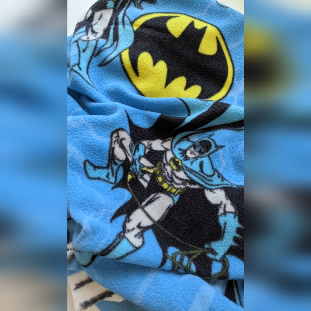 Batman Licensed Fleece Fabric 64" W x 53" L - New Unused